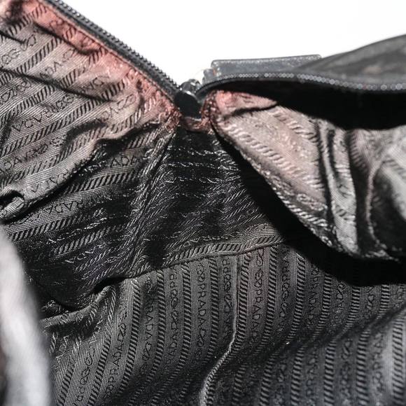PRADA Boston Bag Nylon 2way Black Auth ep1422 - Picture 10 of 16